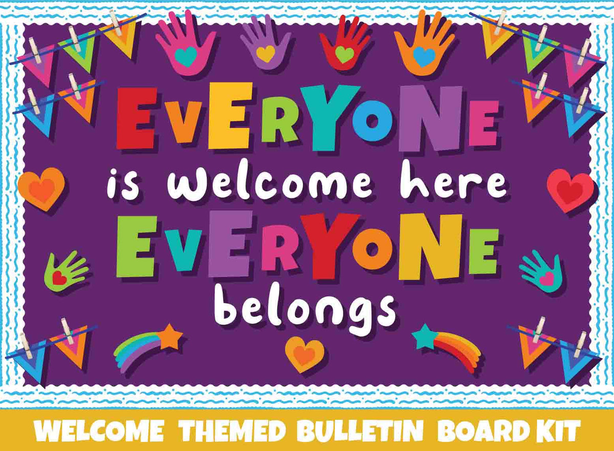 Back to School Welcome Bulletin Board Banner Letters - Print Your Own –  Sproutbrite