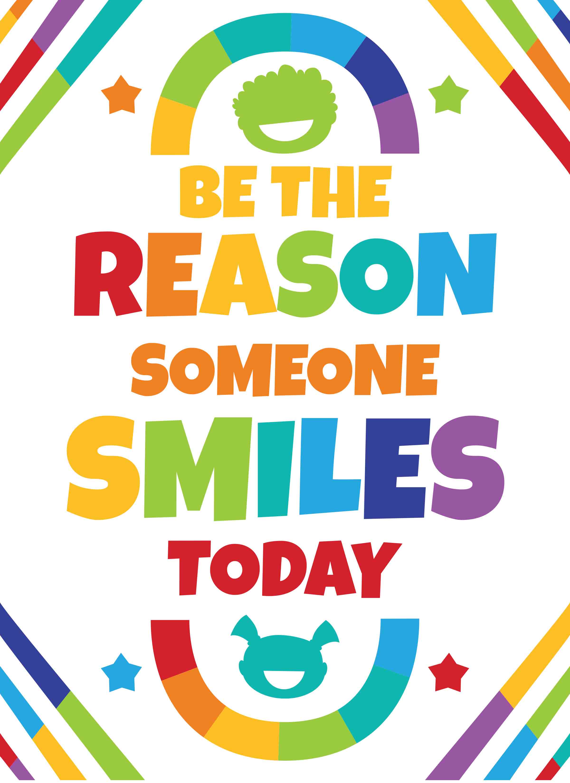 Print Your Own the Smiles | Reason Someone Be Posters Sproutbrite 