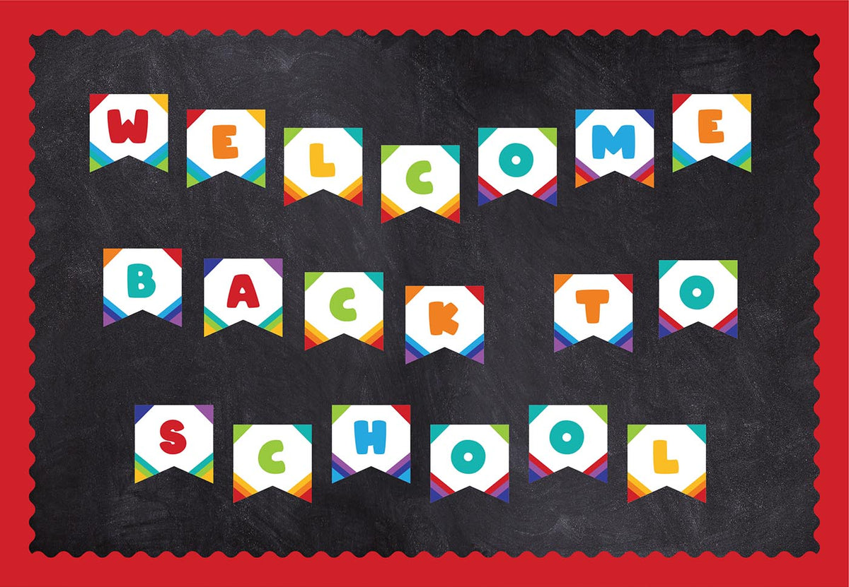 Print Your Own Bulletin Board Letters - Welcome Back to School ...