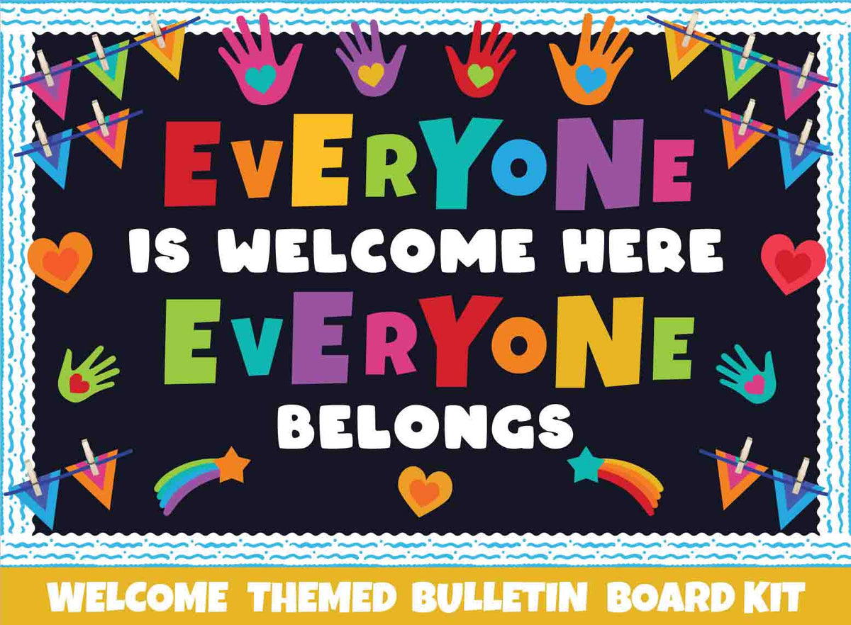 Print Your Own Bulletin Boards - Everyone is Welcome | Sproutbrite