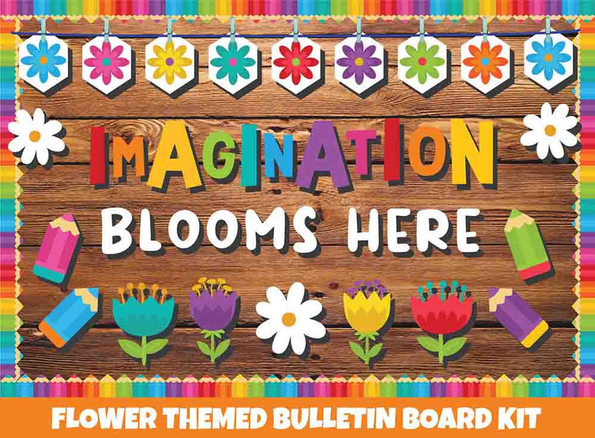 Print Your Own Bulletin Board - Imagination Blooms Here | Sproutbrite