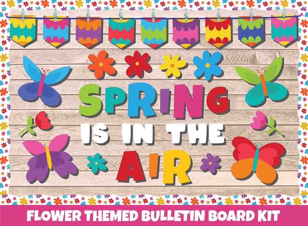 Spring is in the Air - Print Your Own Bulletin Board – Sproutbrite