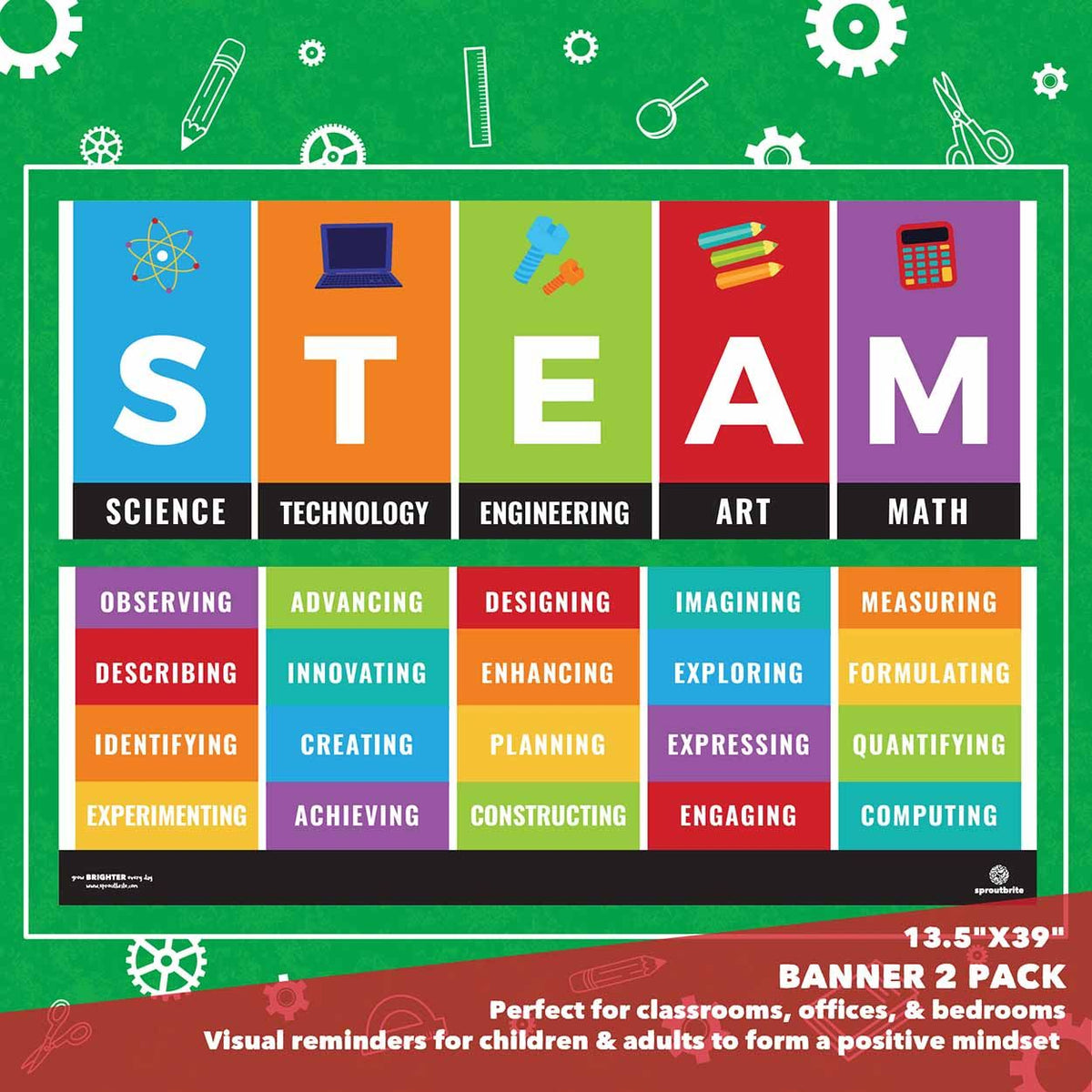 Classroom Banner Pack - STEAM | Sproutbrite