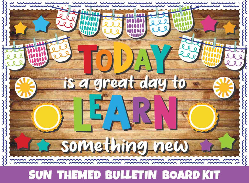 Print Your Own Bulletin Boards - Today is a Great Day to Learn ...