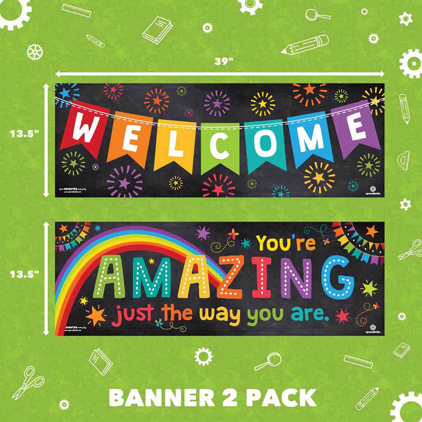 Classroom Welcome Banner - You're Amazing Just the Way You Are ...